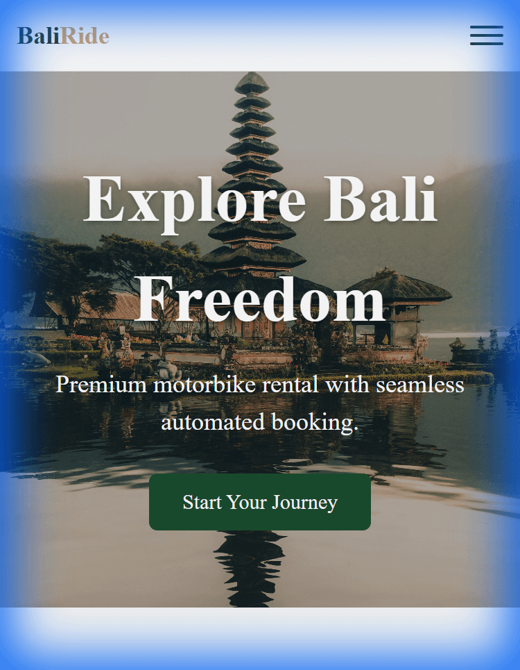 BaliRide — Motor Rental